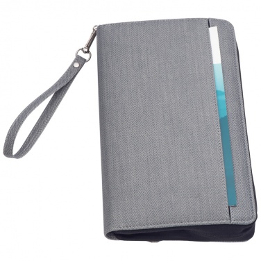 Logo trade promotional merchandise picture of: Document folder with power bank 4000 mAh