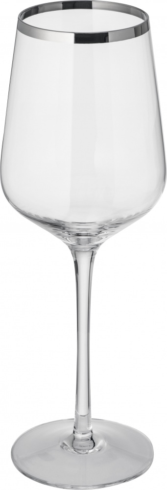Logo trade promotional gifts image of: Set of 6 white wine glasses