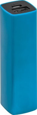Logotrade advertising products photo of: Powerbank 2200 mAh with USB port in a box, Blue