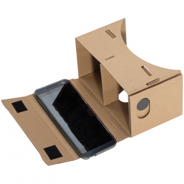 Logo trade promotional merchandise image of: VR glasses, Brown
