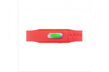 Logo trade promotional items picture of: Activity tracker Keep fit, red