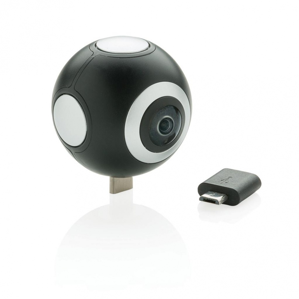 Logotrade corporate gift picture of: Dual lens 360° photo and video camera
