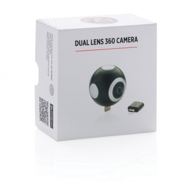 Logo trade corporate gifts image of: Dual lens 360° photo and video camera