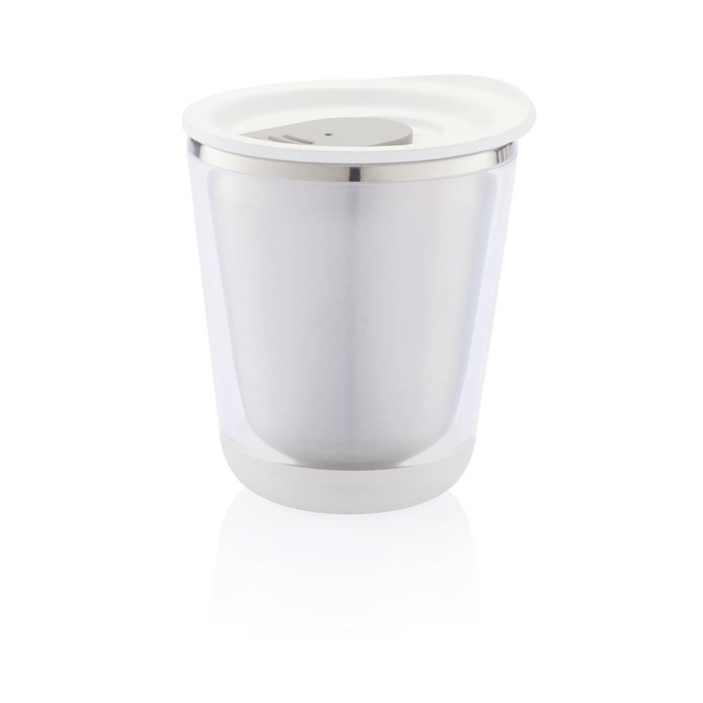 Logotrade promotional merchandise image of: Dia thermos mug, white/grey