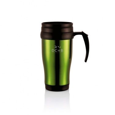 Logotrade promotional gift picture of: Stainless steel mug, green