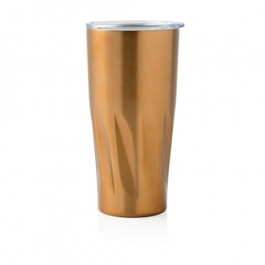 Logo trade corporate gift photo of: Copper vacuum insulated tumbler, gold