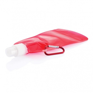 Logotrade promotional gift picture of: Foldable water bottle, red