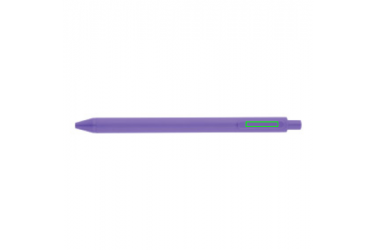 Logo trade promotional merchandise photo of: X1 pen, purple