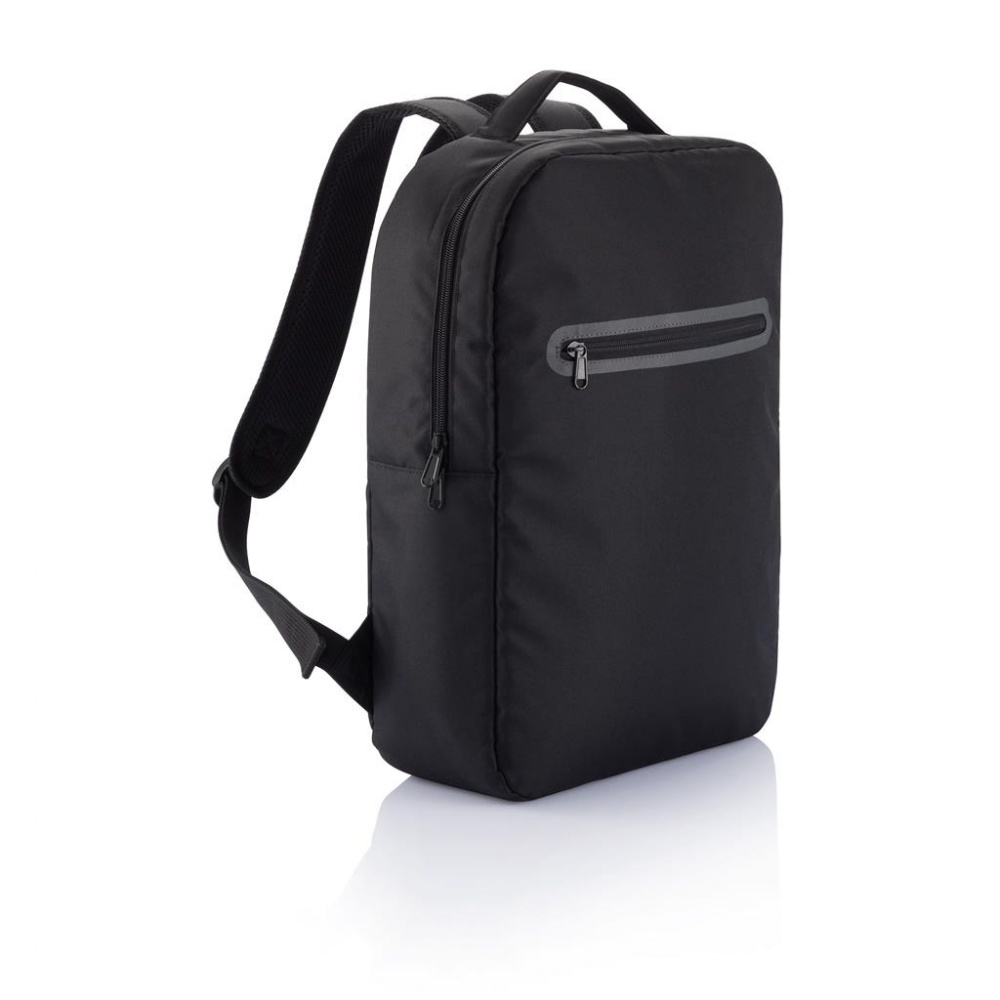 Logotrade promotional item picture of: London laptop backpack PVC free, black
