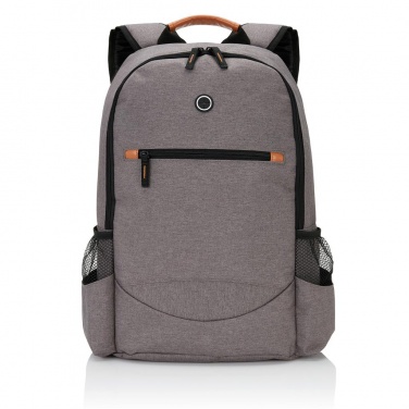 Logo trade advertising products image of: Fashion duo tone backpack, grey