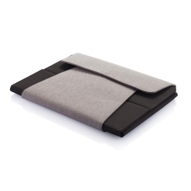 Logotrade promotional item image of: Seattle 9-10” tablet portfolio, grey/black