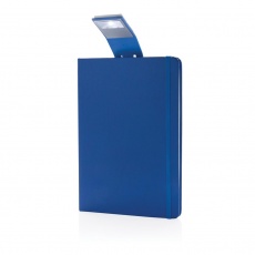 A5 Notebook & LED bookmark, blue