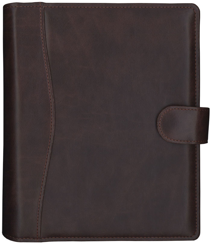 Logo trade promotional product photo of: Calendar Time-Master Maxi artificial leather brown
