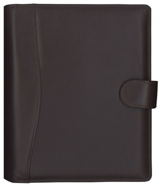 Logo trade promotional gift photo of: Calendar Time-Master Maxi leather brown