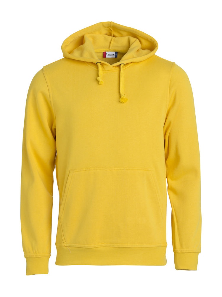 Logo trade advertising products picture of: Trendy basic hoody, yellow
