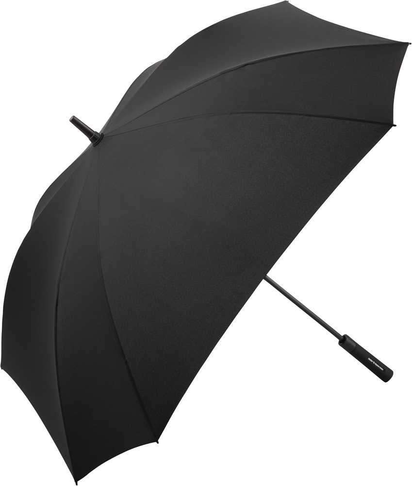 Logo trade promotional merchandise image of: AC golf umbrella Jumbo® XL Square Color, Black