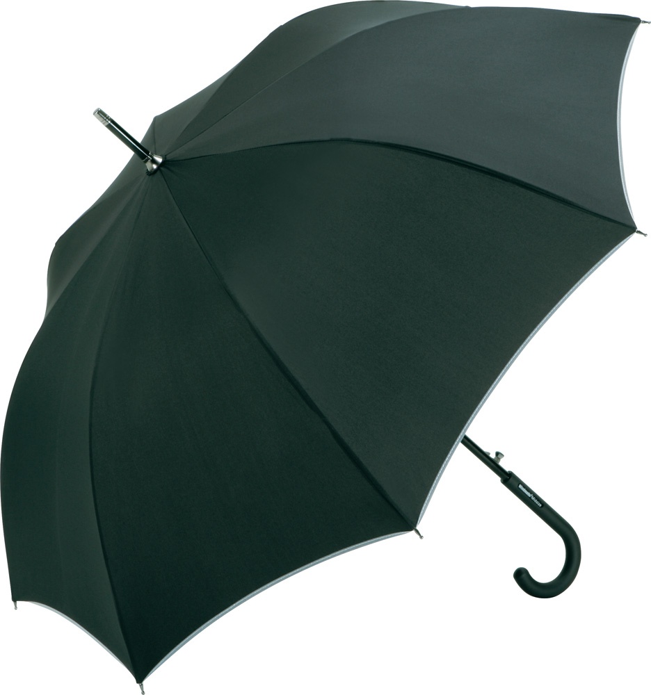 Logo trade promotional items image of: AC alu midsize umbrella Windmatic, nlack