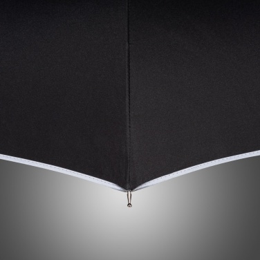Logo trade promotional merchandise photo of: AC alu midsize umbrella Windmatic, nlack