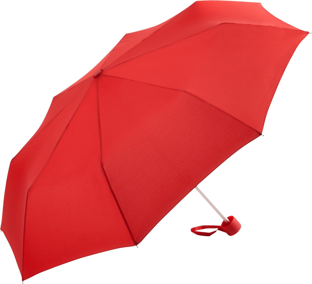 Logo trade advertising product photo of: Alu mini windproof umbrella, 5008, red