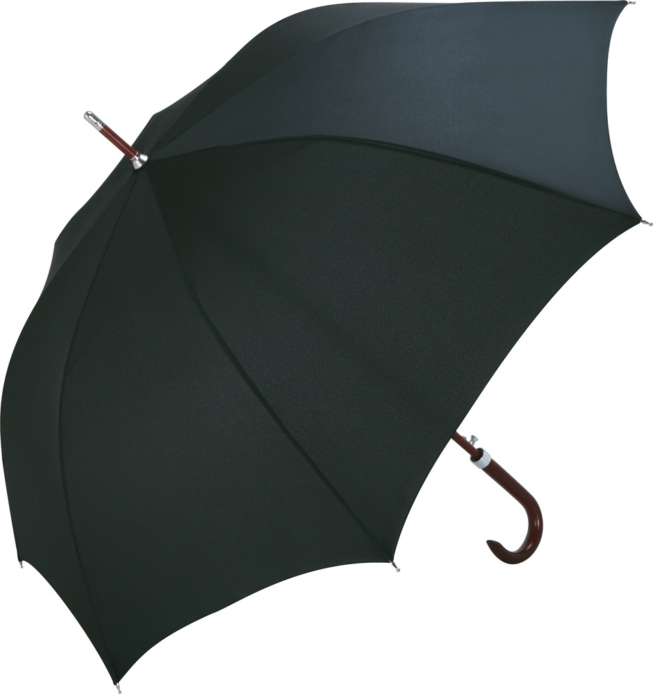 Logotrade promotional items photo of: AC woodshaft golf umbrella FARE®-Collection, Black