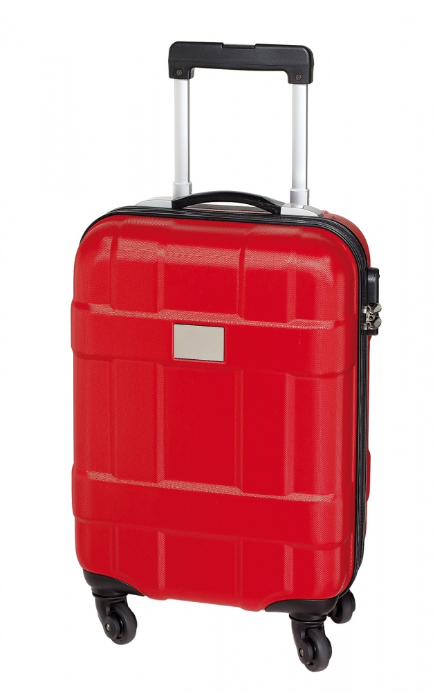 Logotrade promotional merchandise picture of: Trolley-Boardcase Monza ABS, red