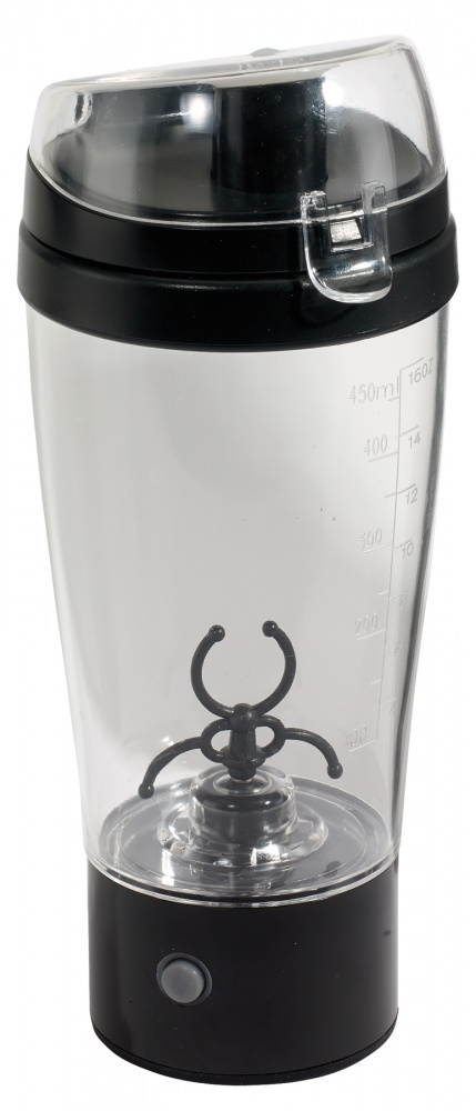 Logo trade promotional gifts picture of: Electric- shaker "curl", black