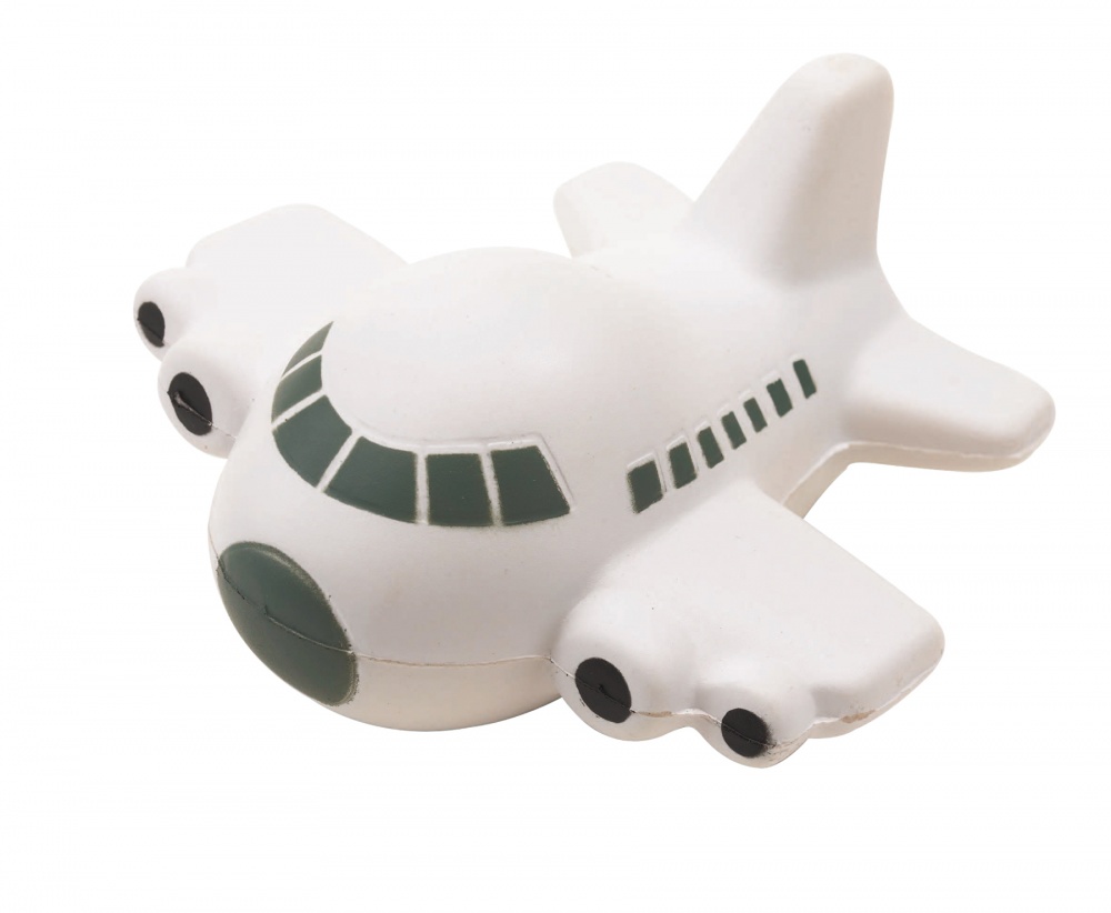 Logotrade promotional merchandise image of: Anti-stress plane, Take off, white