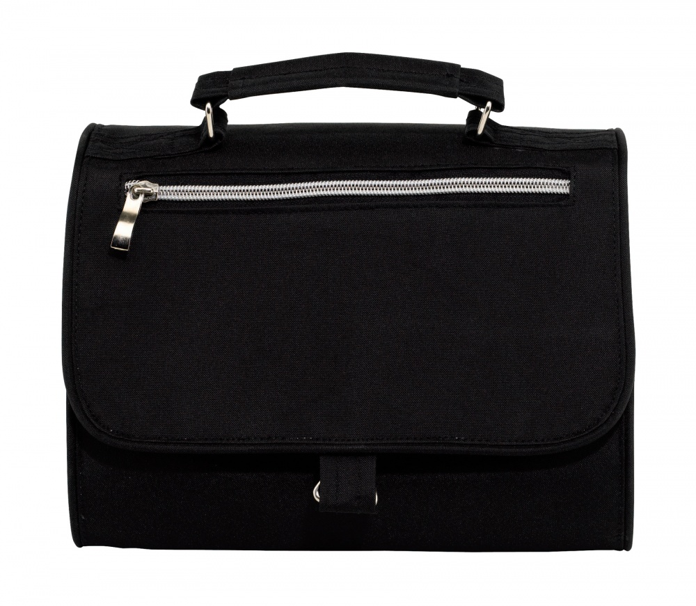 Logotrade business gift image of: Cosmetic bag, Star, black/grey