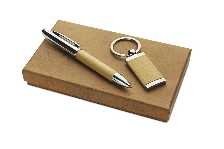 Logo trade promotional products picture of: Gift set FRED, Beige