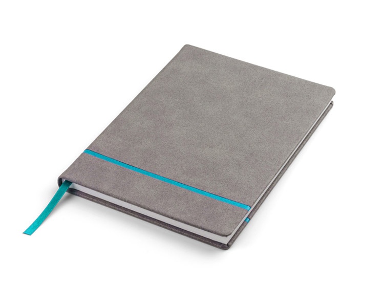 Logo trade promotional merchandise picture of: Notebook NUBOOK A5, blue