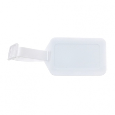 Logotrade promotional gift picture of: Luggage tag, White