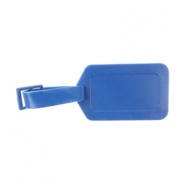 Logo trade promotional products picture of: Luggage tag, Blue