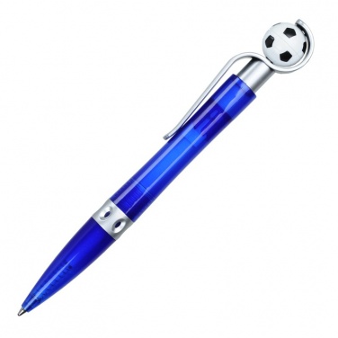 Logo trade promotional giveaways picture of: Kick ballpen, blue