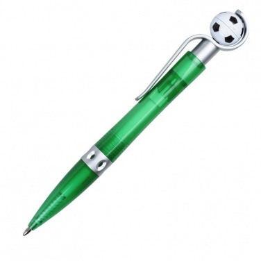 Logo trade promotional giveaways picture of: Kick ballpen, green