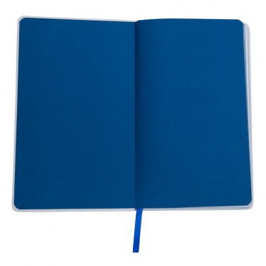 Logo trade promotional item photo of: Plain notepad, @ 130x210/80p, blue/white