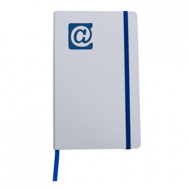 Logo trade advertising product photo of: Plain notepad, @ 130x210/80p, blue/white