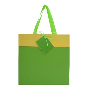 Logotrade promotional gifts photo of: Gift bag, green/yellow