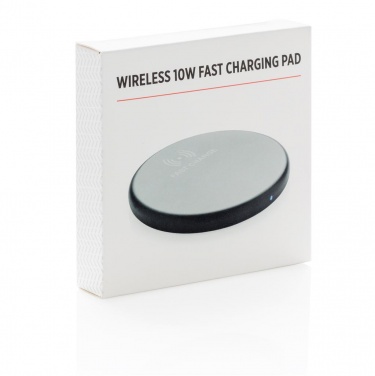 Logotrade corporate gift picture of: Wireless 10W fast charging pad, black