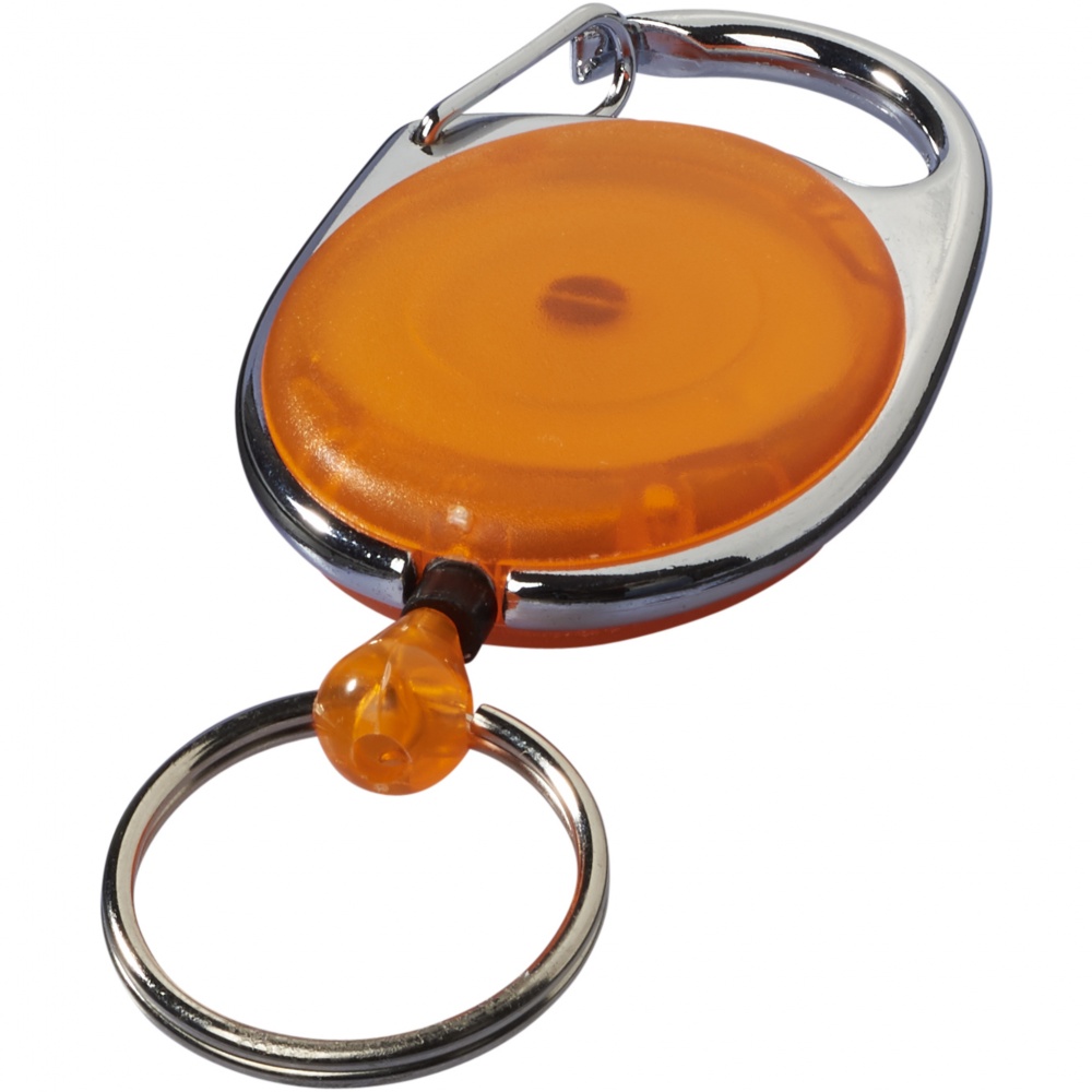 Logotrade business gift image of: Gerlos roller clip key chain, orange