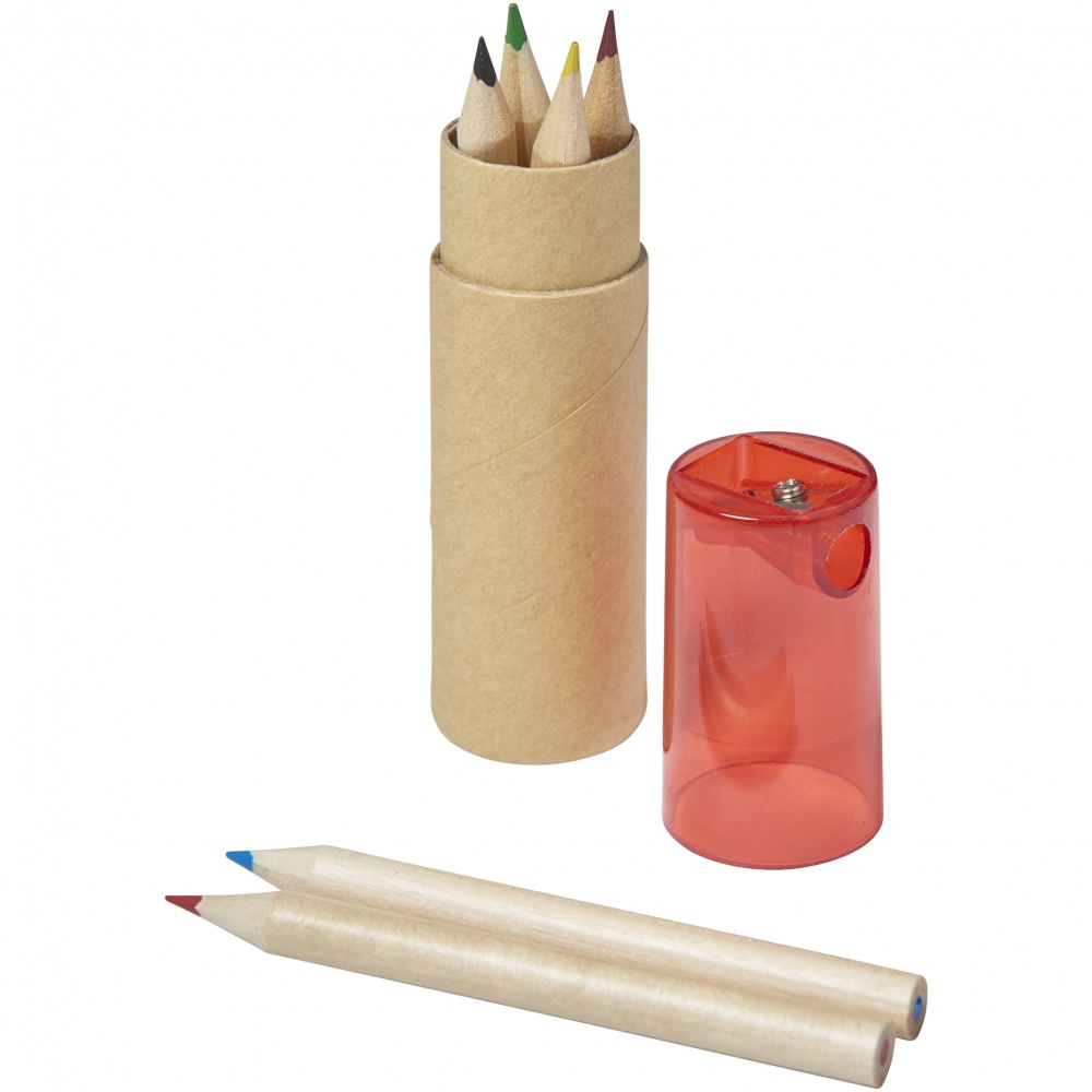 Logo trade promotional merchandise picture of: 7 piece pencil set