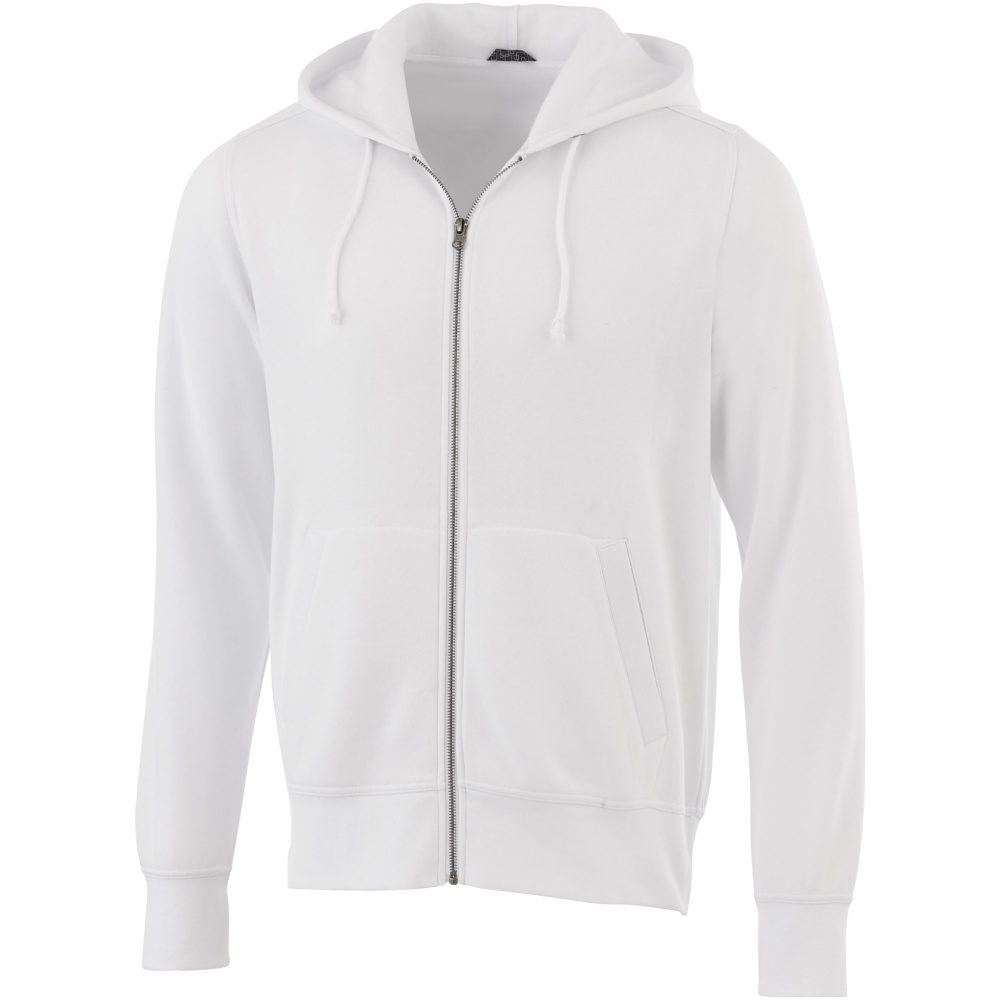 Logotrade promotional product image of: Cypress full zip hoodie, white