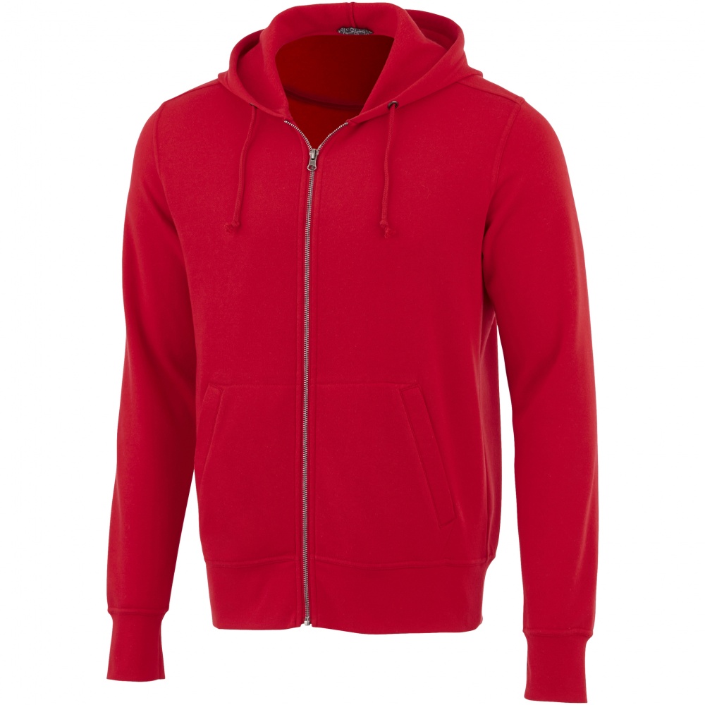 Logotrade promotional product picture of: Cypress full zip hoodie, red