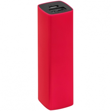 Logotrade promotional item image of: 2200 mAh Powerbank with case, Red