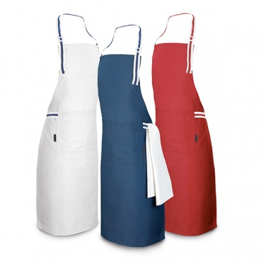 Logo trade corporate gifts image of: GINGER apron, blue