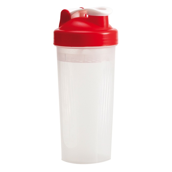 Logotrade corporate gift image of: 600 ml Muscle Up shaker, red