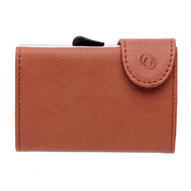 Logo trade promotional gifts picture of: C-Secure RFID card holder & wallet, brown