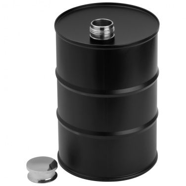 Logotrade corporate gifts photo of: Hip flask barrel, black