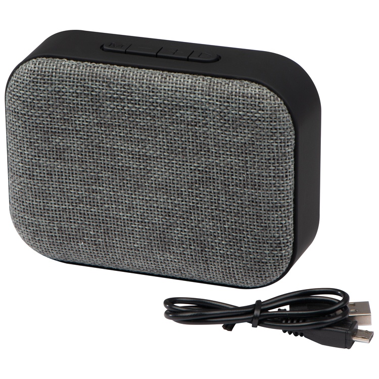 Logotrade promotional gifts photo of: Bluetooth speaker + radio, grey
