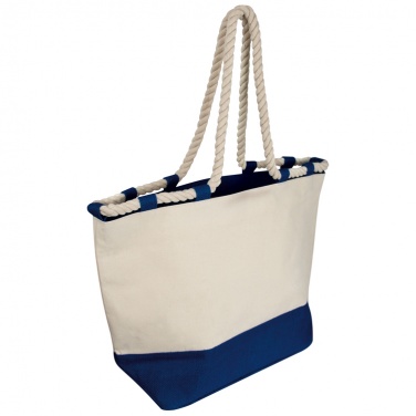 Logo trade promotional gift photo of: Beach bag with drawstring, dark blue