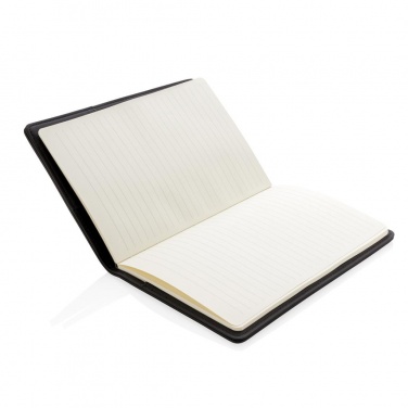 Logotrade advertising product image of: Light up logo notebook A5, Black